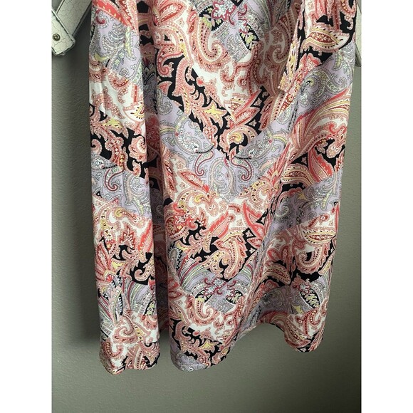 NWT! Beulah Style Women's M 2-piece Dress Multi Paisley Skirt & Top - Picture 14 of 16